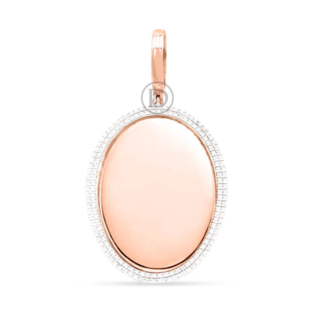 10K Yellow Gold Memory Pendant with 0.58CT Diamonds