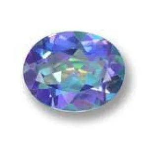 10X14MM OVAL BLUE MYSTIC TOPAZ  LOOSE GEMSTONE