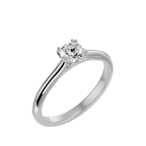 1/2 ctw Round Lab Grown Diamond Solitaire Engagement Ring