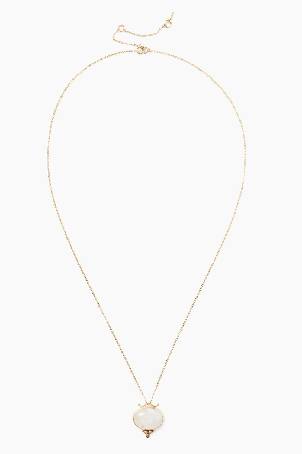 14k Moonstone Nile Necklace