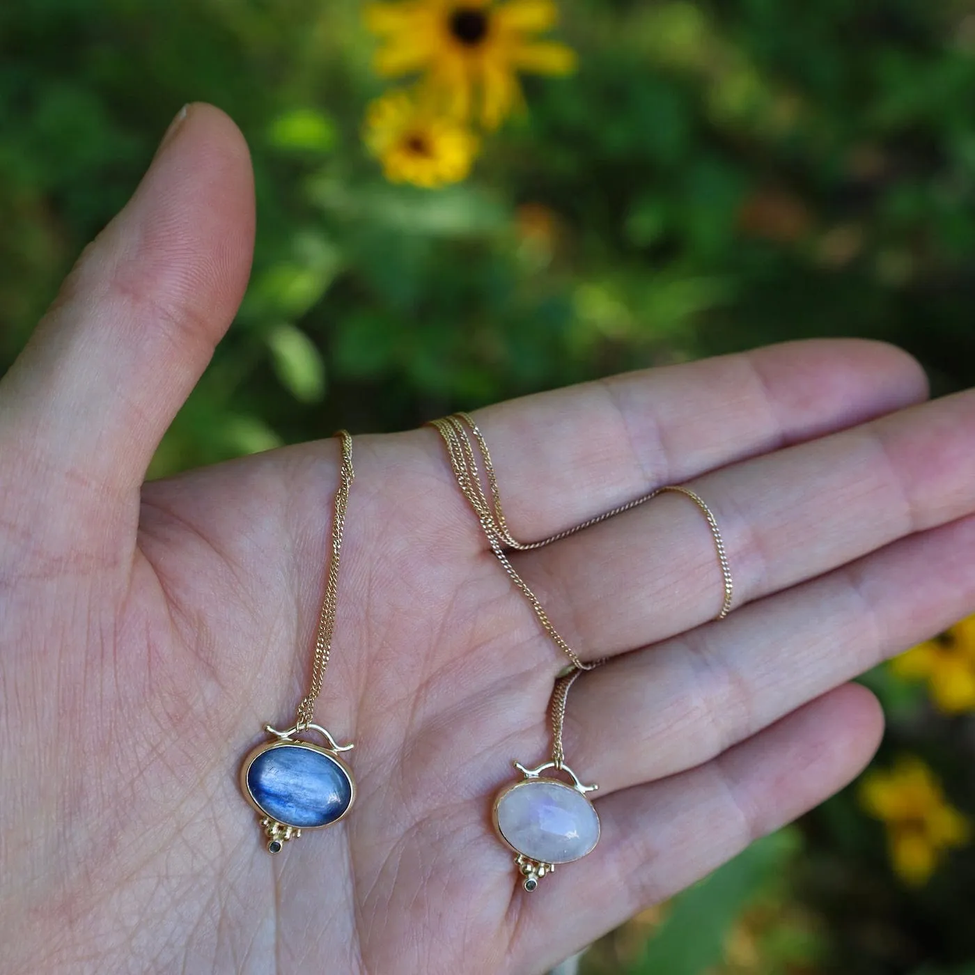 14k Moonstone Nile Necklace
