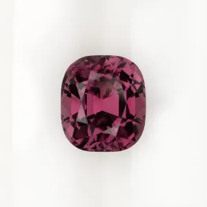 2.67c RED PURPLE NATURAL SPINEL FUCHSIA SQUARE CUSHION SHAPE CUT LOOSE 2.5 CARAT