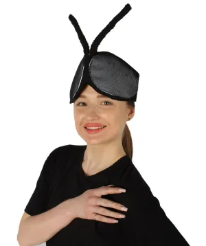 Adult Unisex Bee Eyes Plush Headband with Bendable Faux Fur Antennae |  Perfect for Halloween | Soft Synthetic Fabric