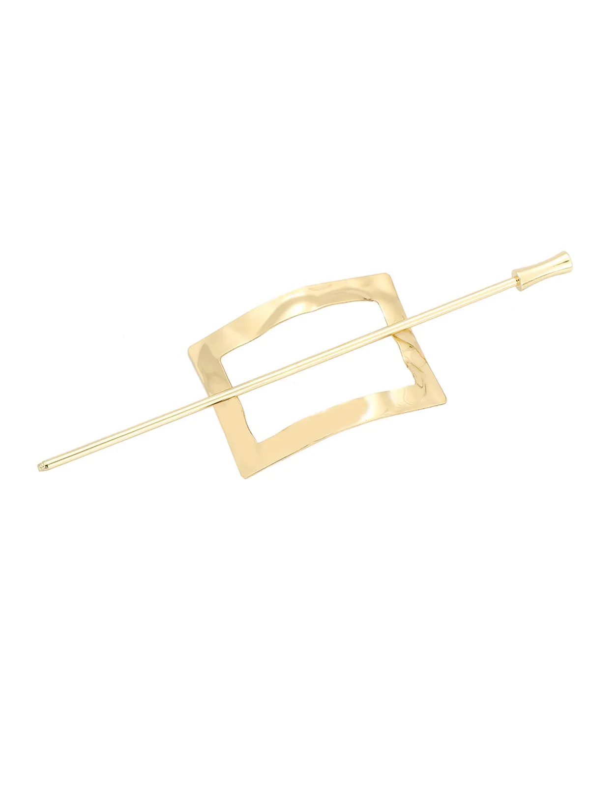 Alloy Round Stick Bun Curved Hairpin Holder