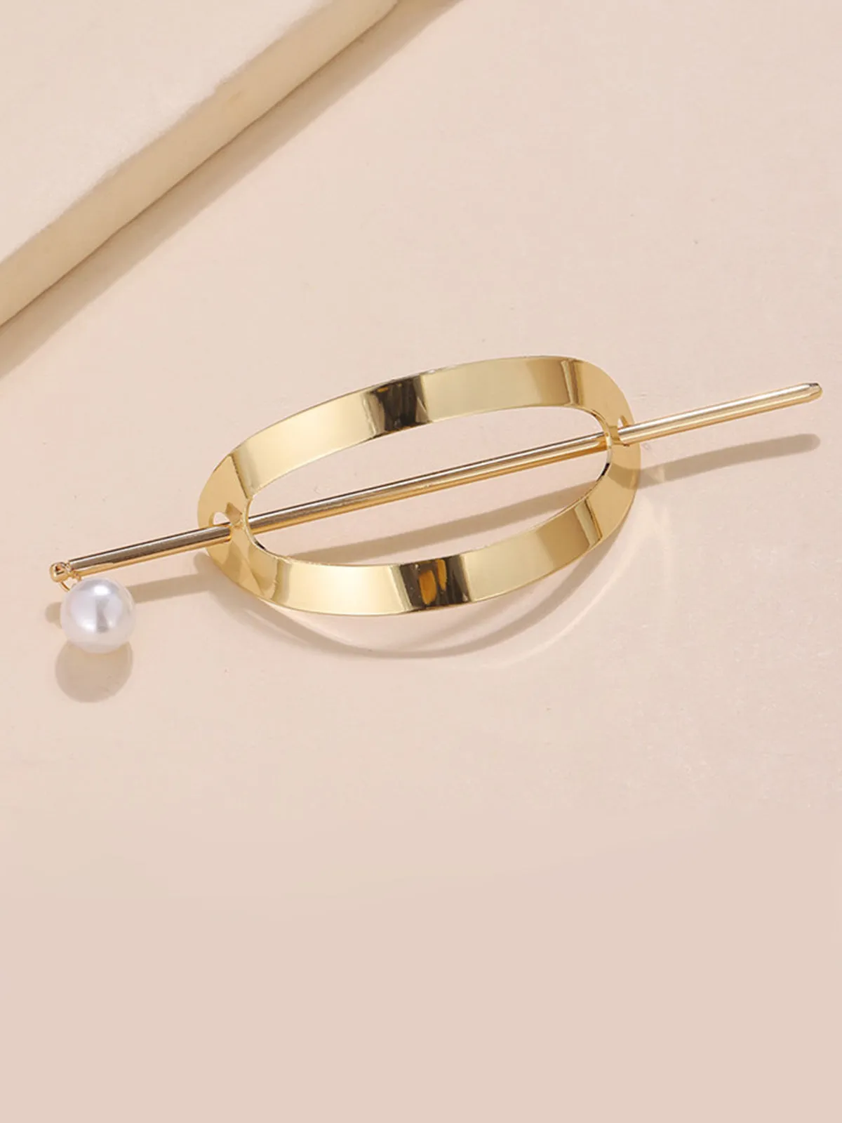 Alloy Round Stick Bun Curved Hairpin Holder