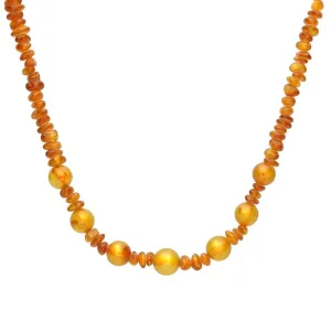 Baltic Amber Beaded Six Ball Necklace