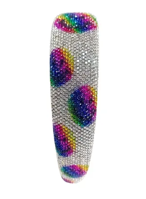 Bari Lynn Fully Crystal Smile Headband - Rainbow