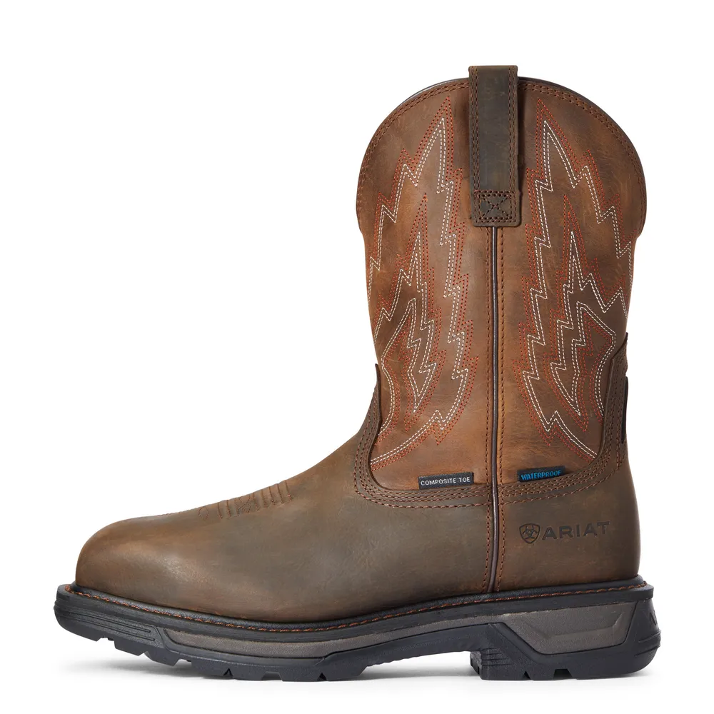 BIG RIG H2O COMPOSITE TOE BOOT - 200-Brown | Ariat 10033993