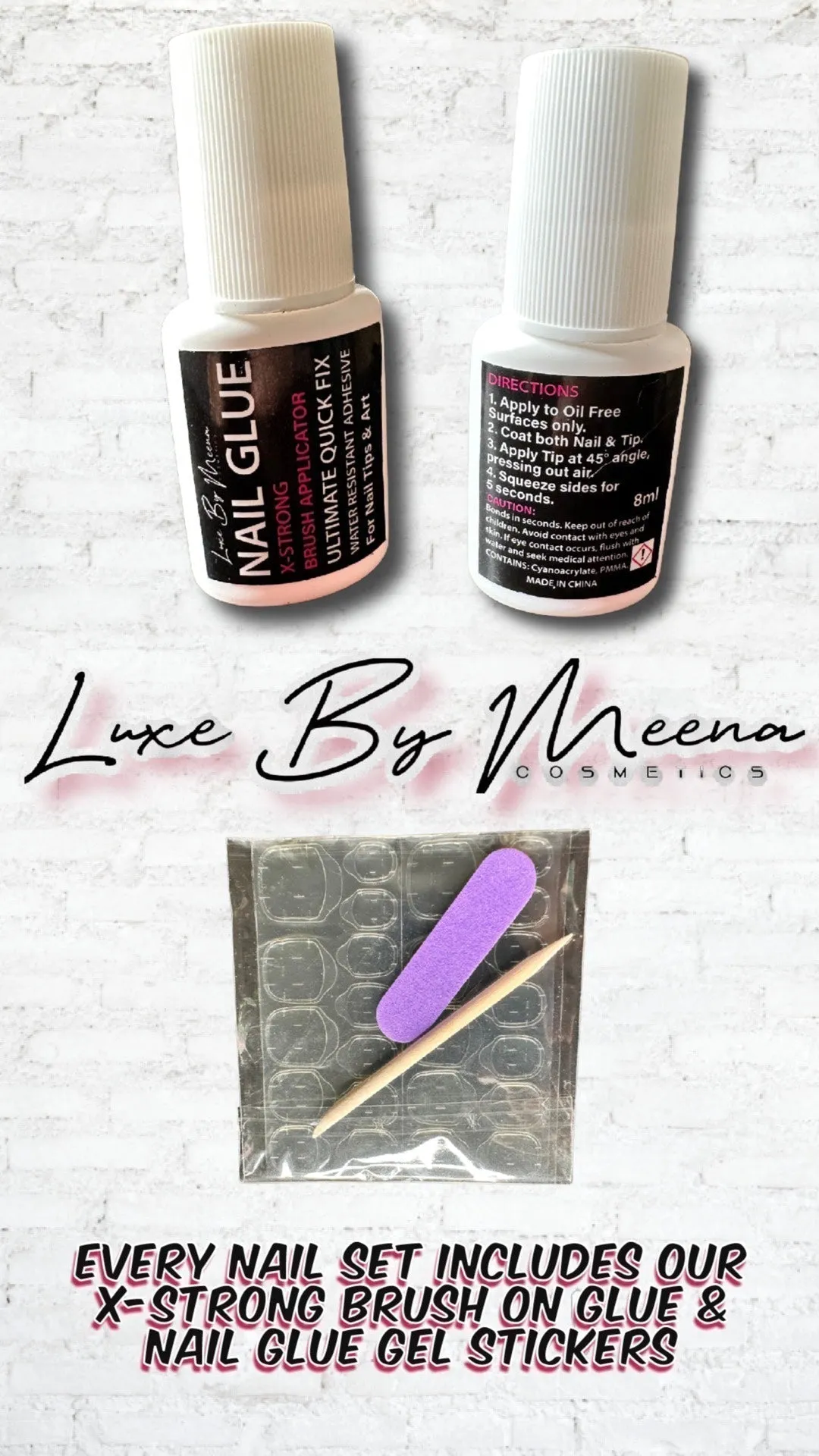 Black Butterfly - Handmade Press-On Nail Set