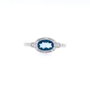 Blue Topaz Ring