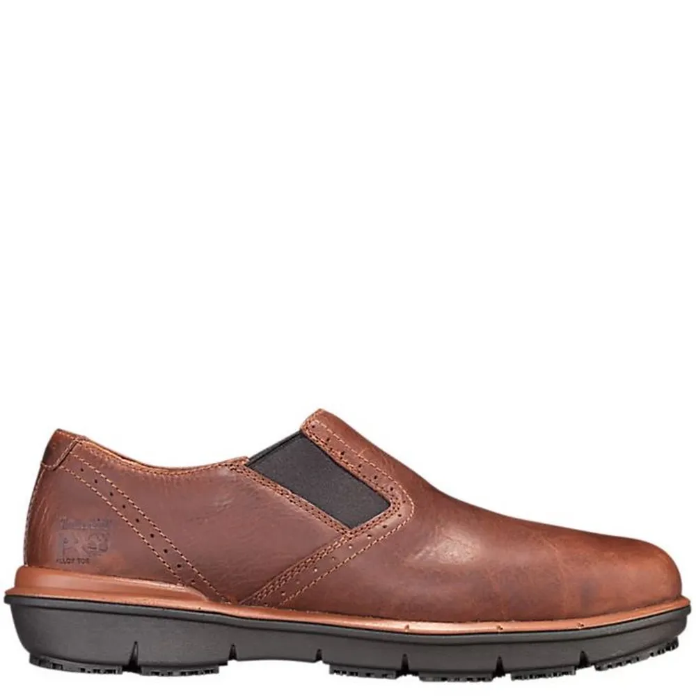 BOLDON ALLOY SAFETY TOE SLIP-ON - 214-Brown Full Grain | Timberland PRO TB0A1K7A
