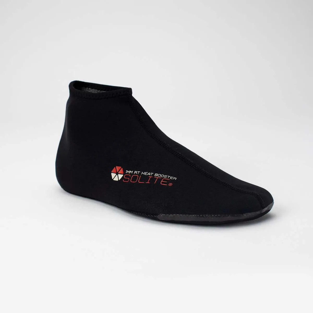 Booties 8mm SOLITE Custom 2.0 (Black/Red) - Includes 1mm Neoprene Heat Booster Socks