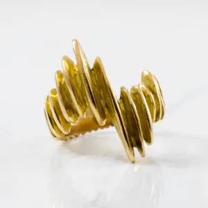 'Cavelti' Angular Cocktail Ring | SZ 4.75 |