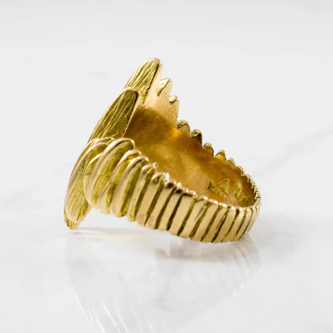 'Cavelti' Angular Cocktail Ring | SZ 4.75 |