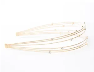 Celestial Gold and Crystal Headband