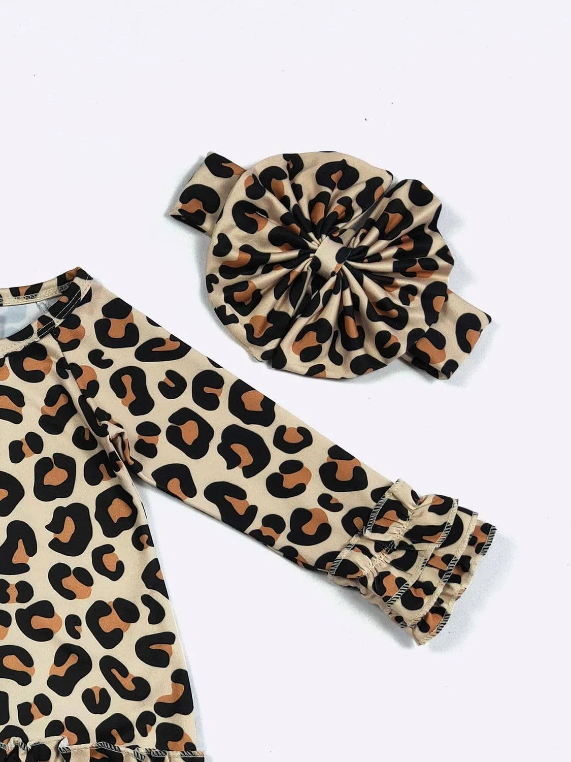 Cheetah Baby Gown
