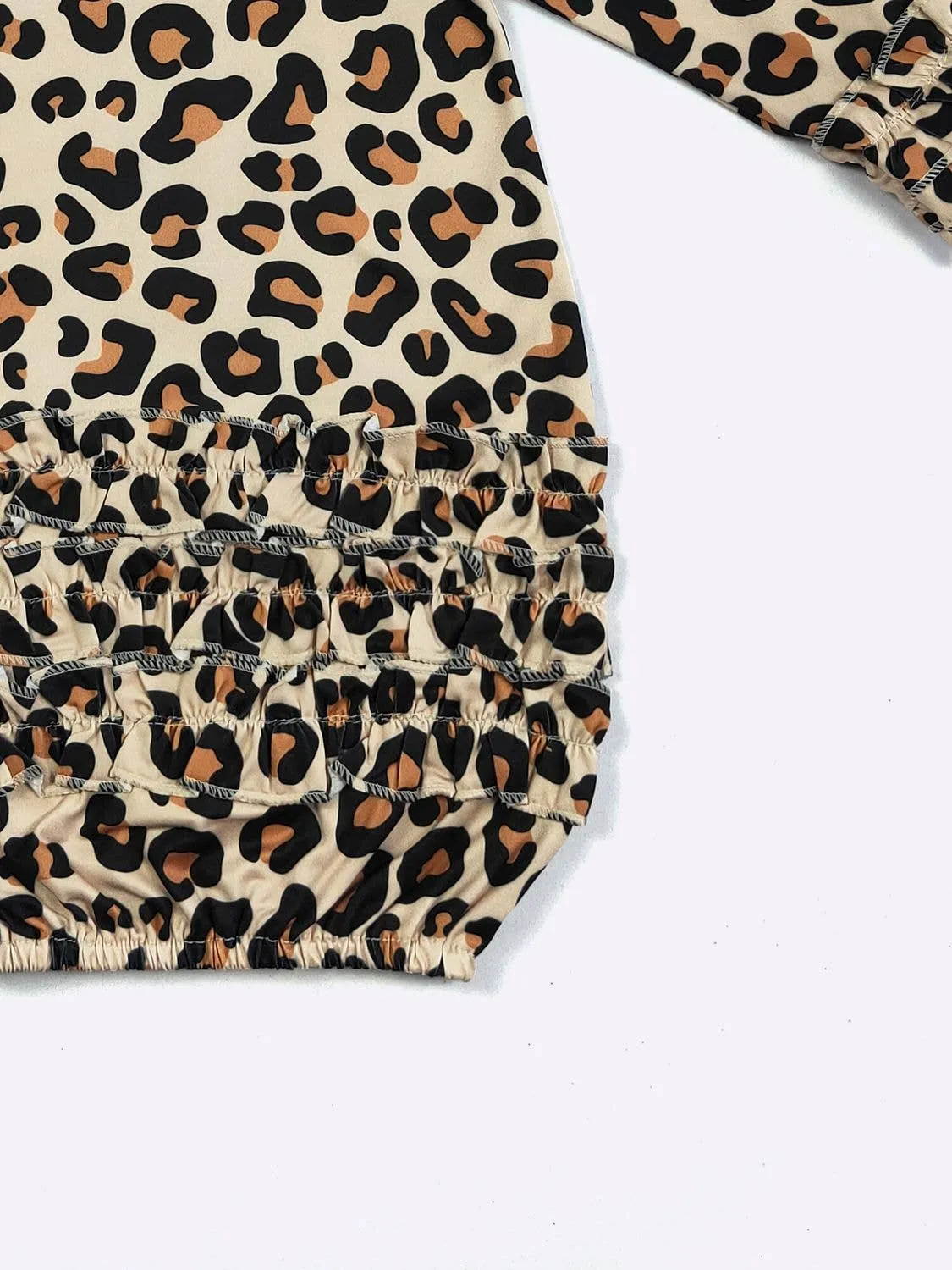 Cheetah Baby Gown