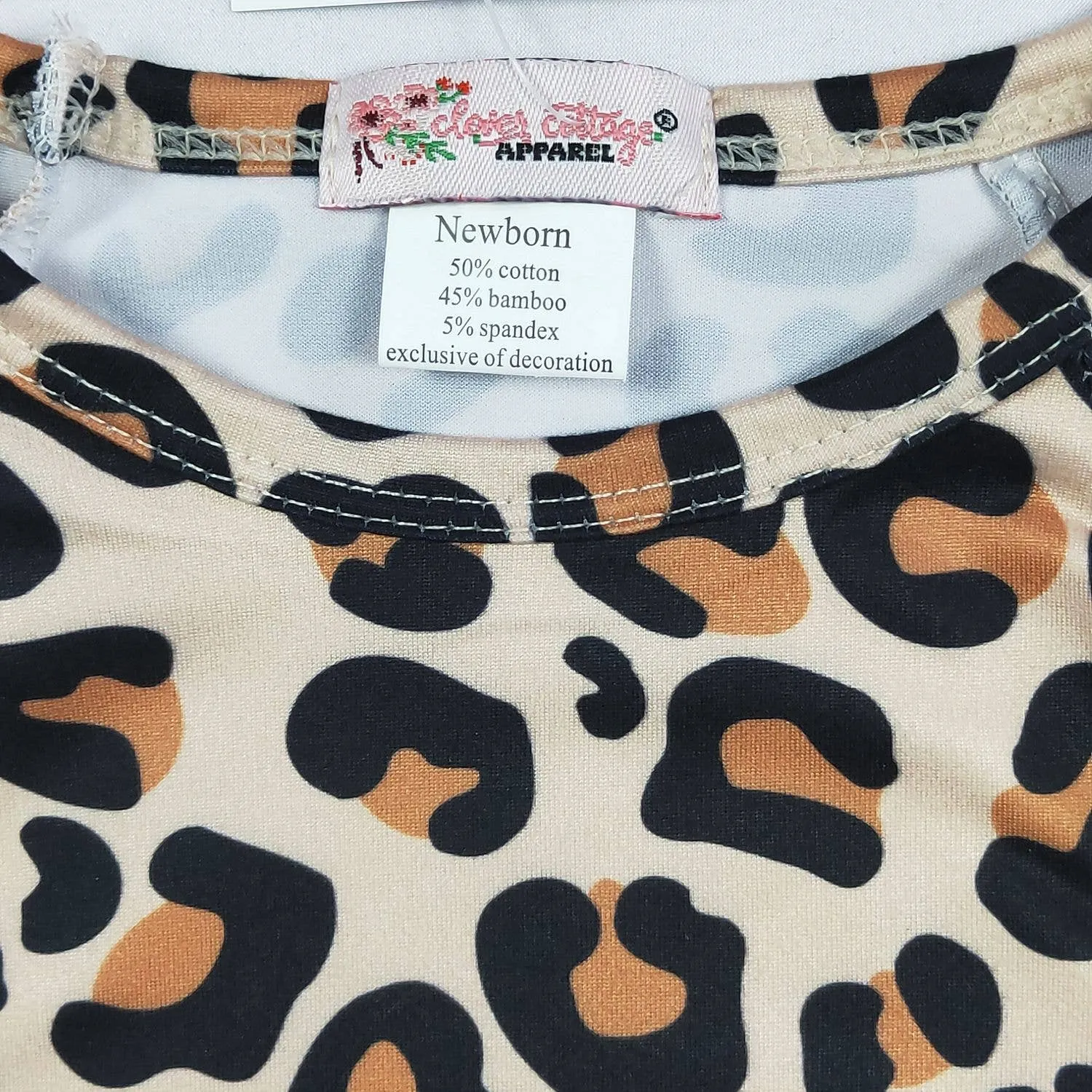 Cheetah Baby Gown