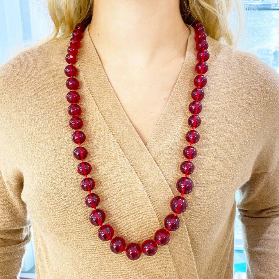 Cherry Baltic Amber Necklace