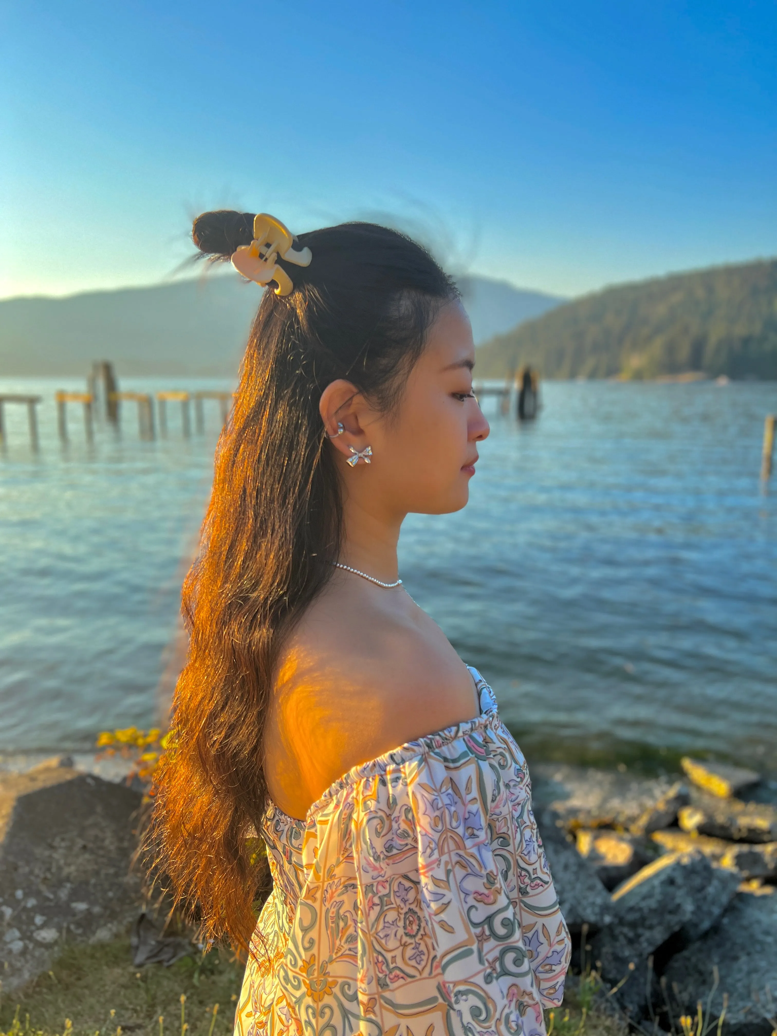 Chic Trumpet Shark Clip Hair Catches