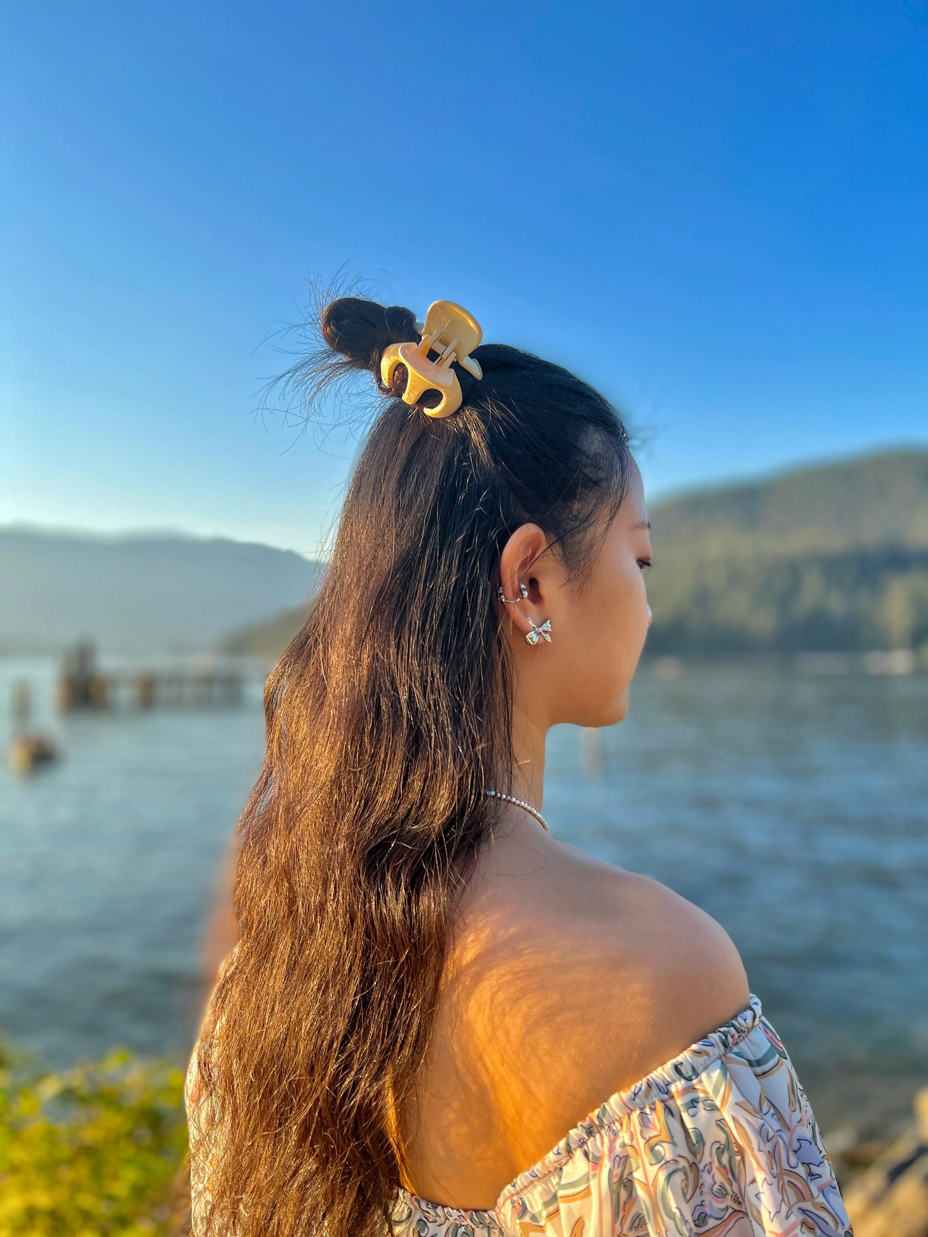 Chic Trumpet Shark Clip Hair Catches