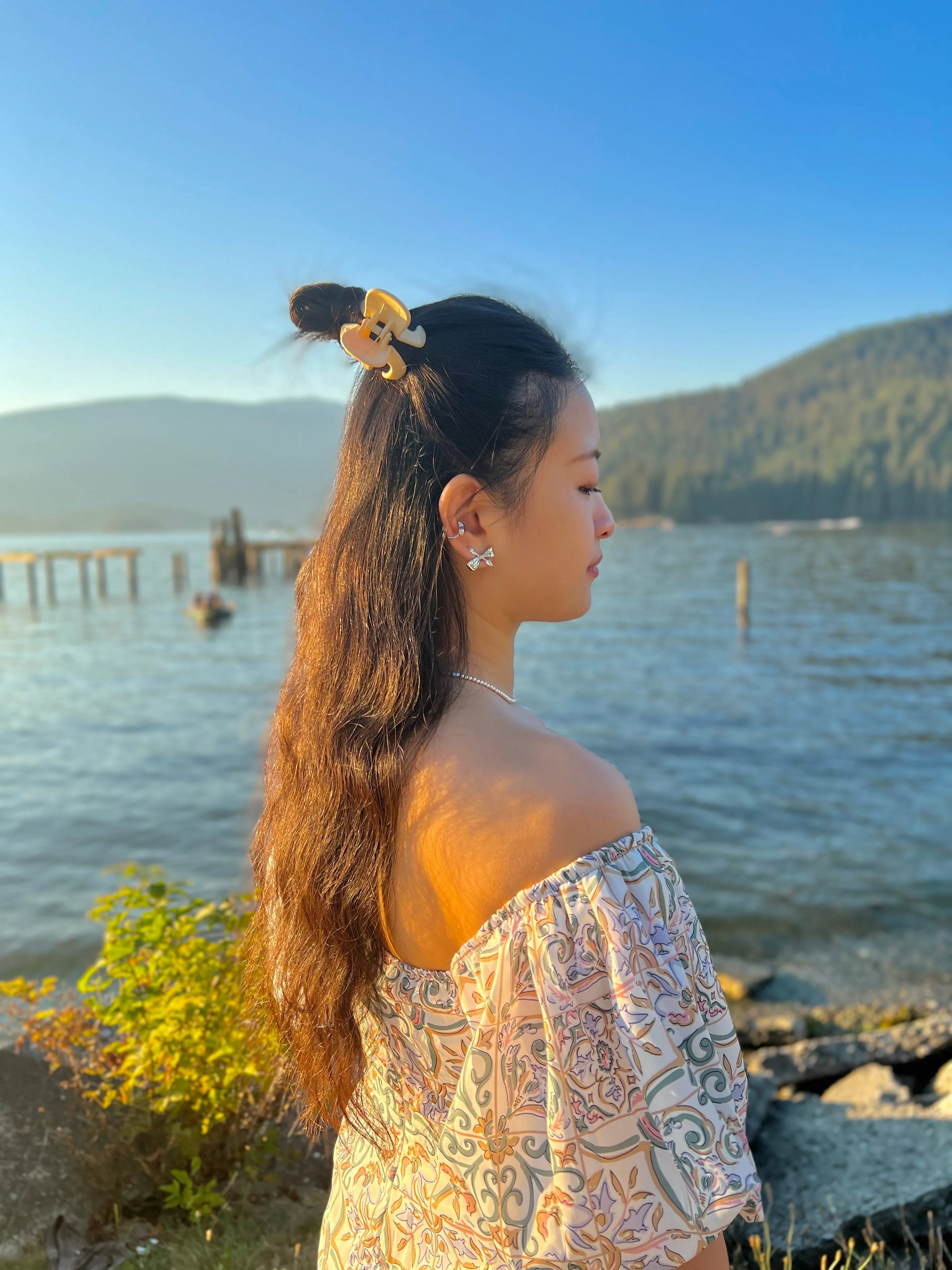 Chic Trumpet Shark Clip Hair Catches