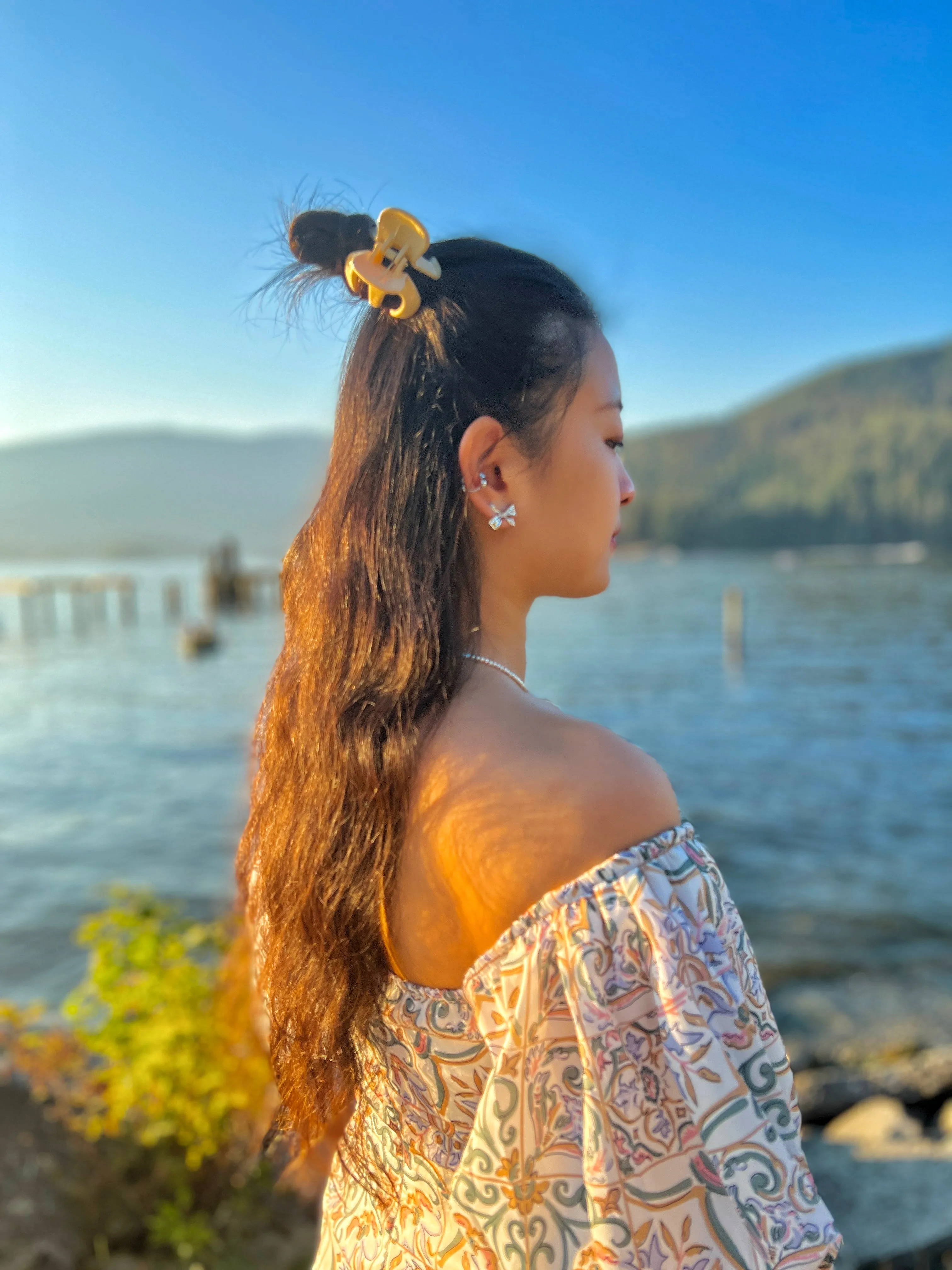 Chic Trumpet Shark Clip Hair Catches