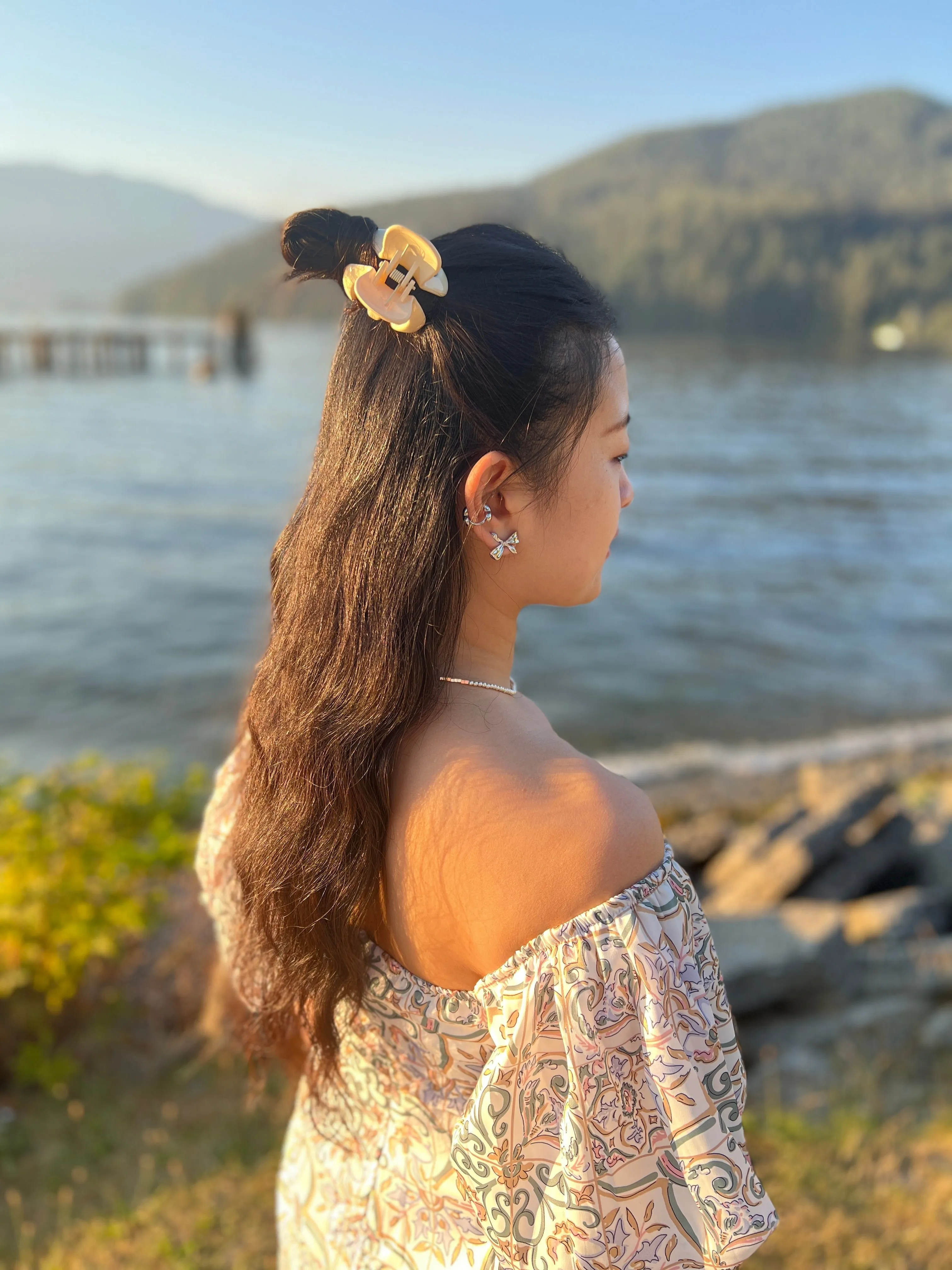 Chic Trumpet Shark Clip Hair Catches