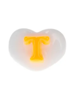 CHOOSE YOUR INITIAL: WHITE LUCKY RING