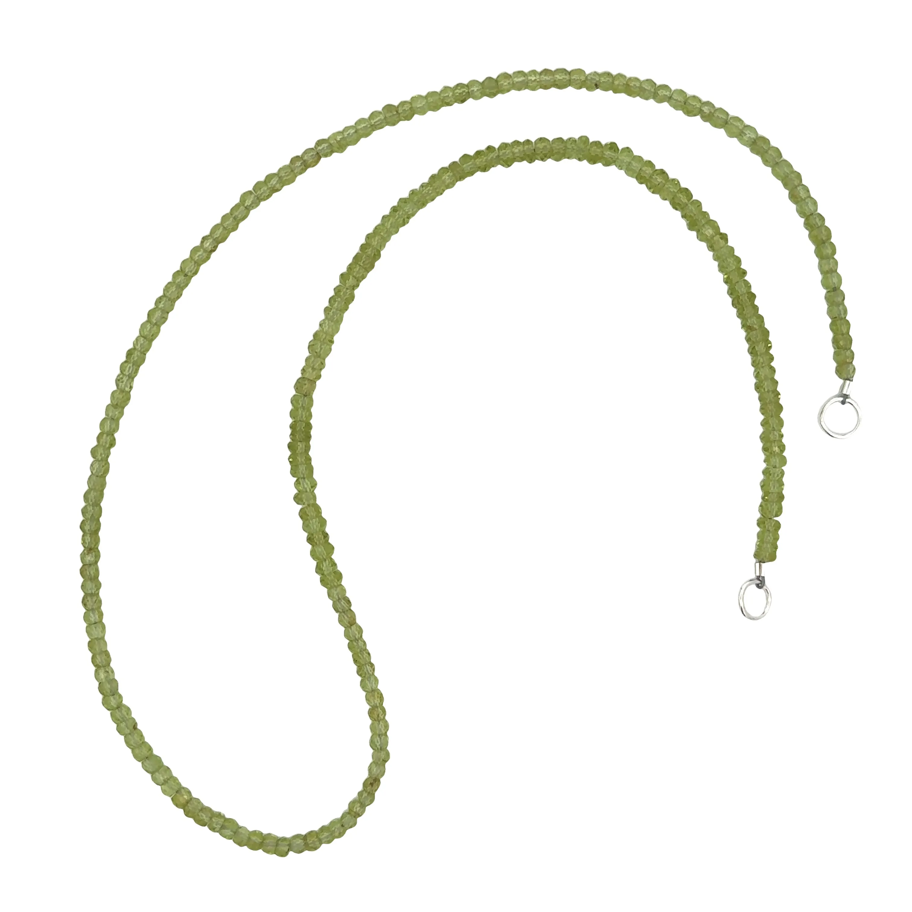 Claspless Small Peridot Strand
