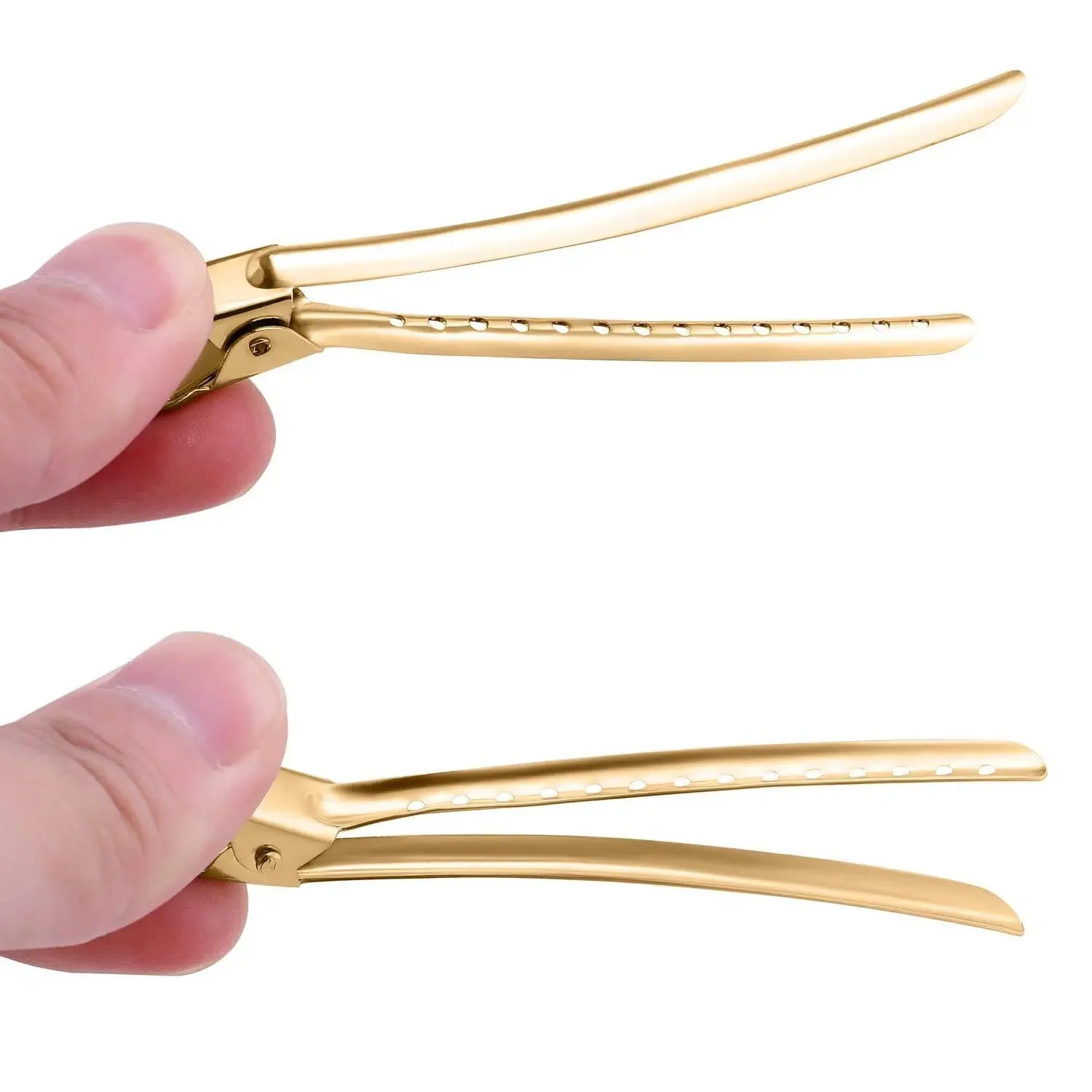 Crocodile Leather Hairpin Set: Stylish Hair Styling Elegance