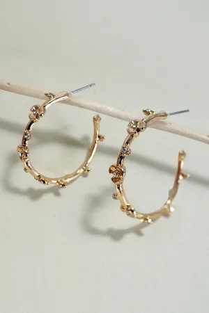 Dainty Flowered Hoop