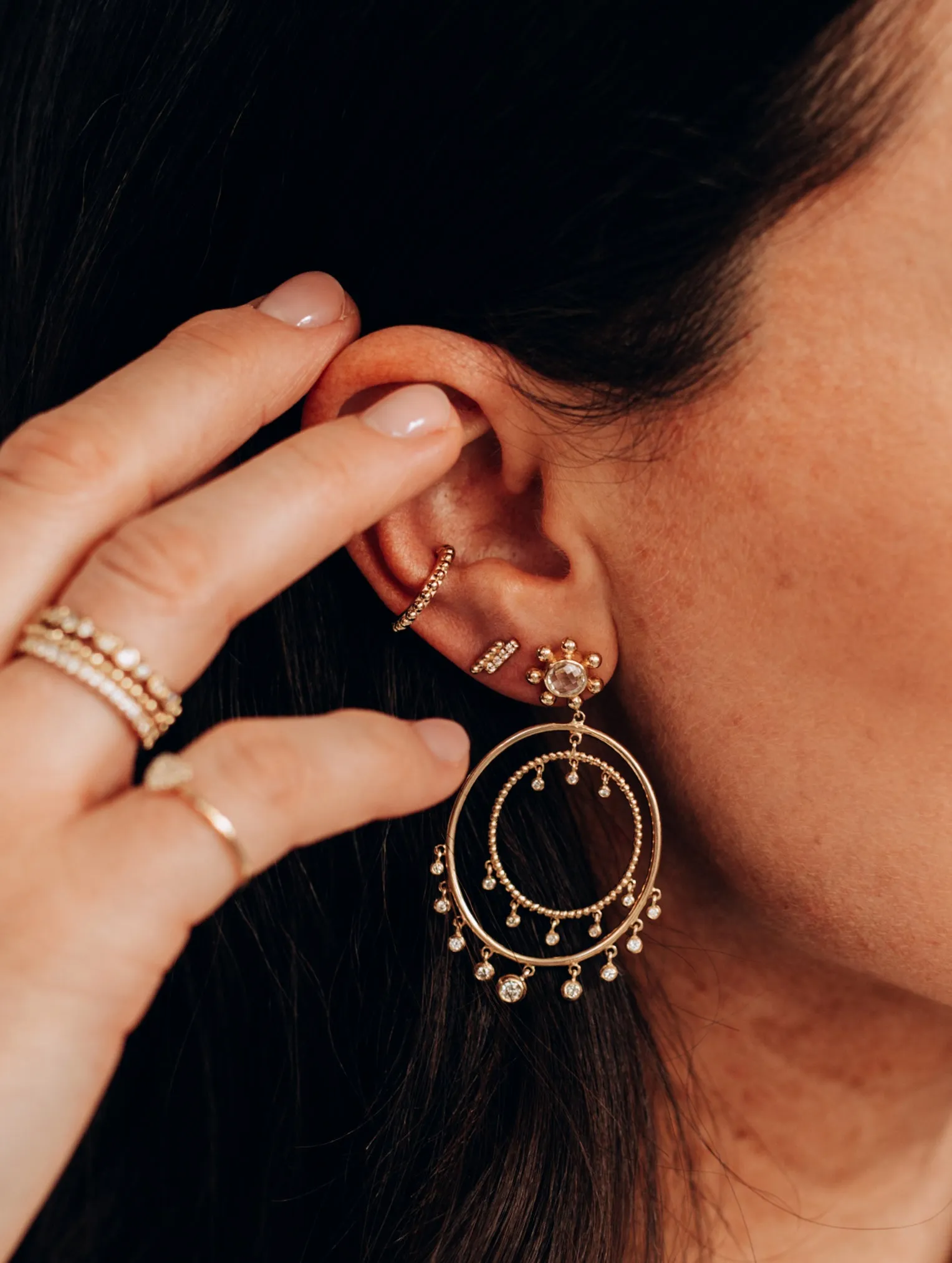 Dew Drop Ear Cuff