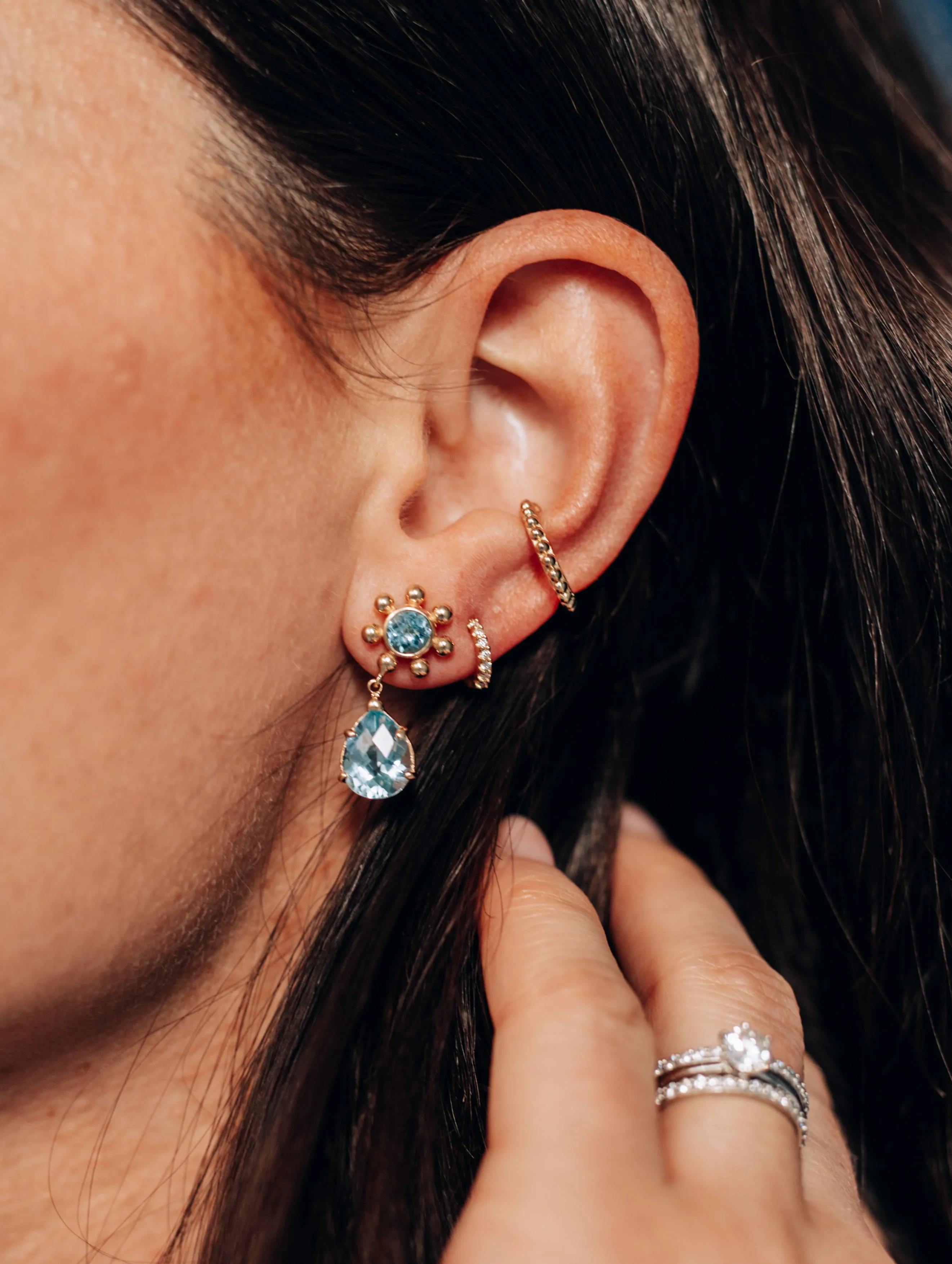 Dew Drop Ear Cuff