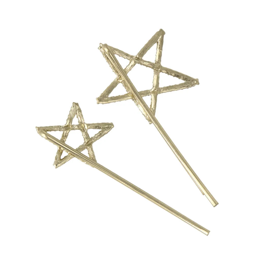 Diamante Star Hairpin Set