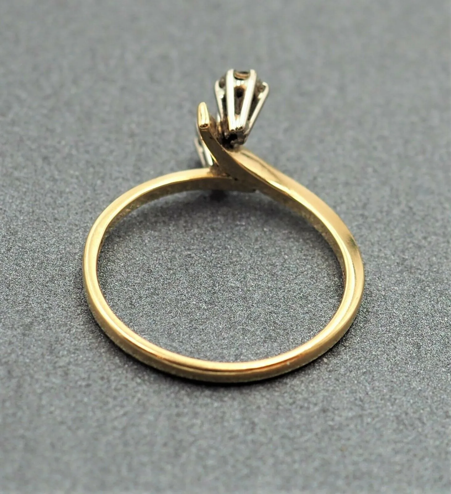 Diamond 18ct & 9ct Yellow Gold Ring