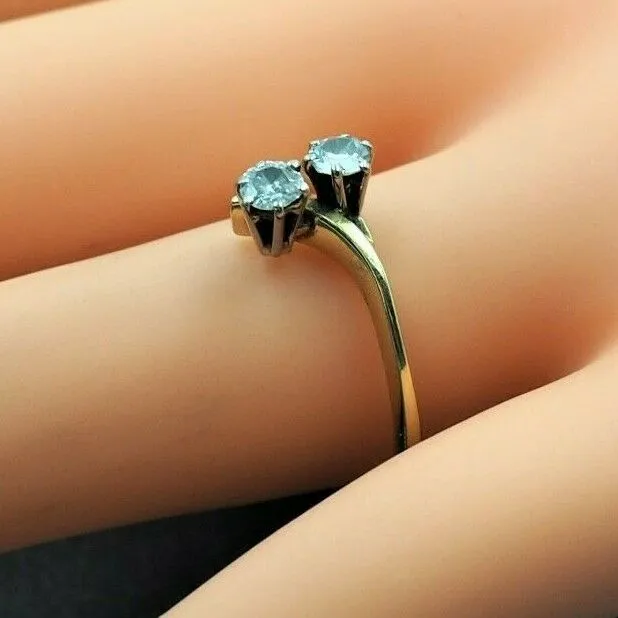 Diamond 18ct & 9ct Yellow Gold Ring