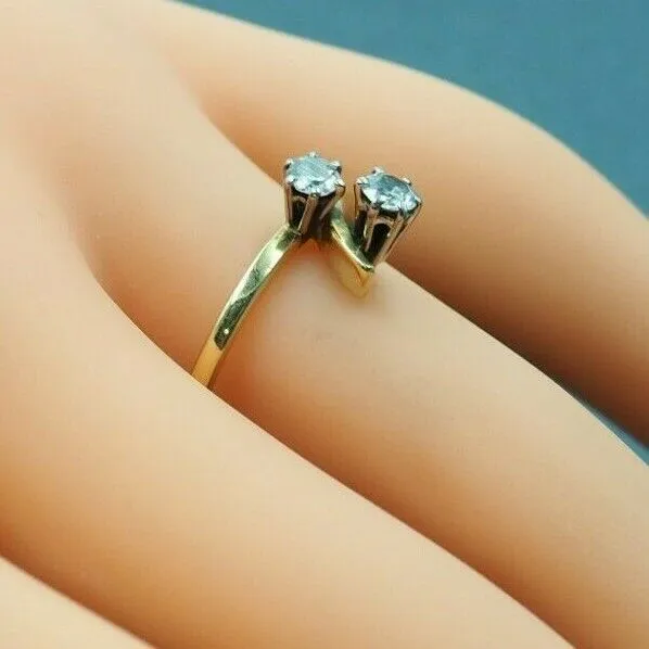 Diamond 18ct & 9ct Yellow Gold Ring
