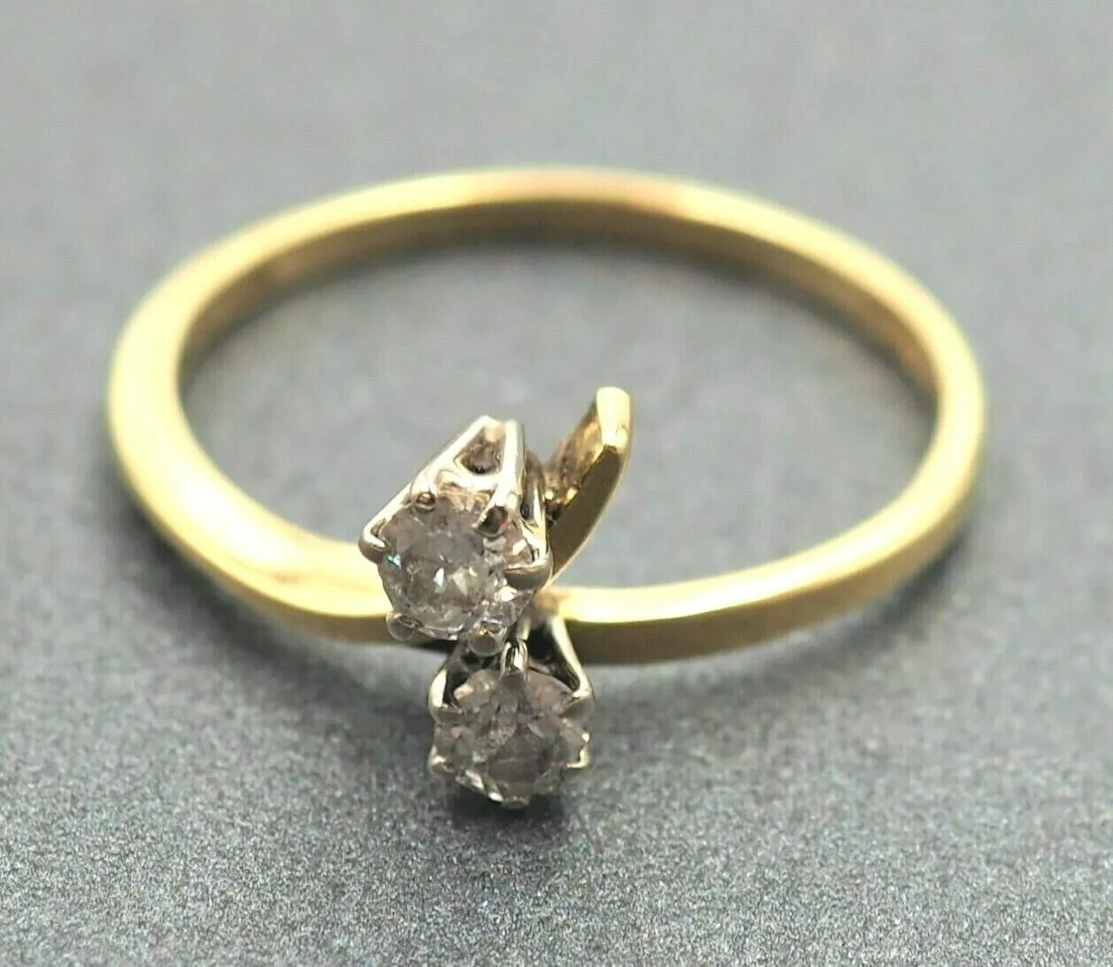 Diamond 18ct & 9ct Yellow Gold Ring