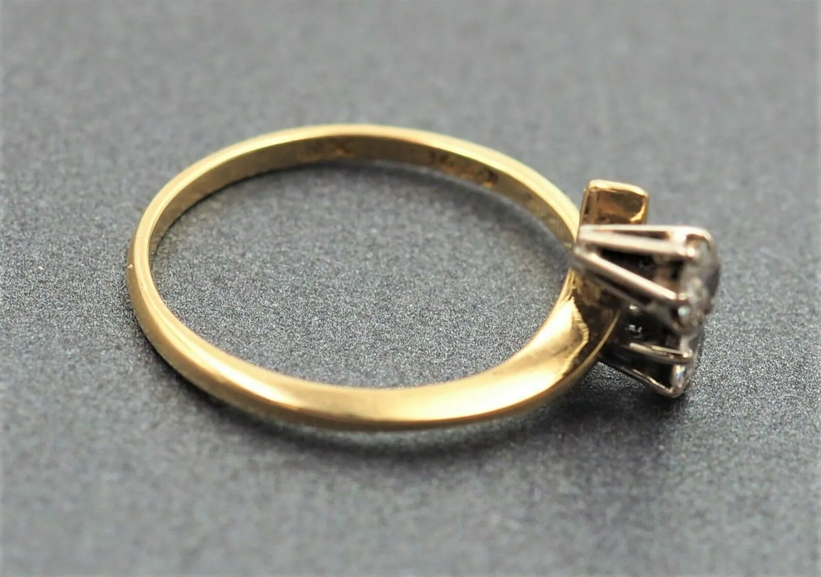 Diamond 18ct & 9ct Yellow Gold Ring