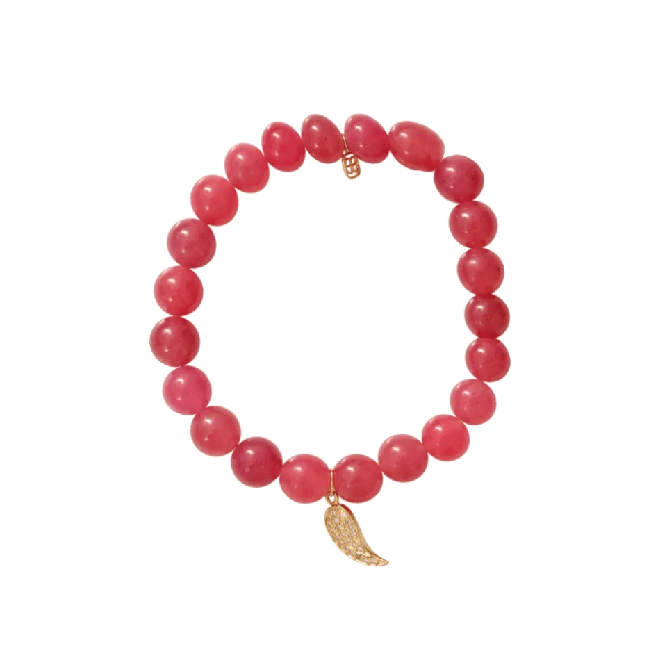 Diamond Wing Beaded Bracelet