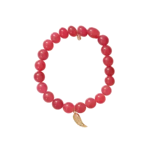 Diamond Wing Beaded Bracelet