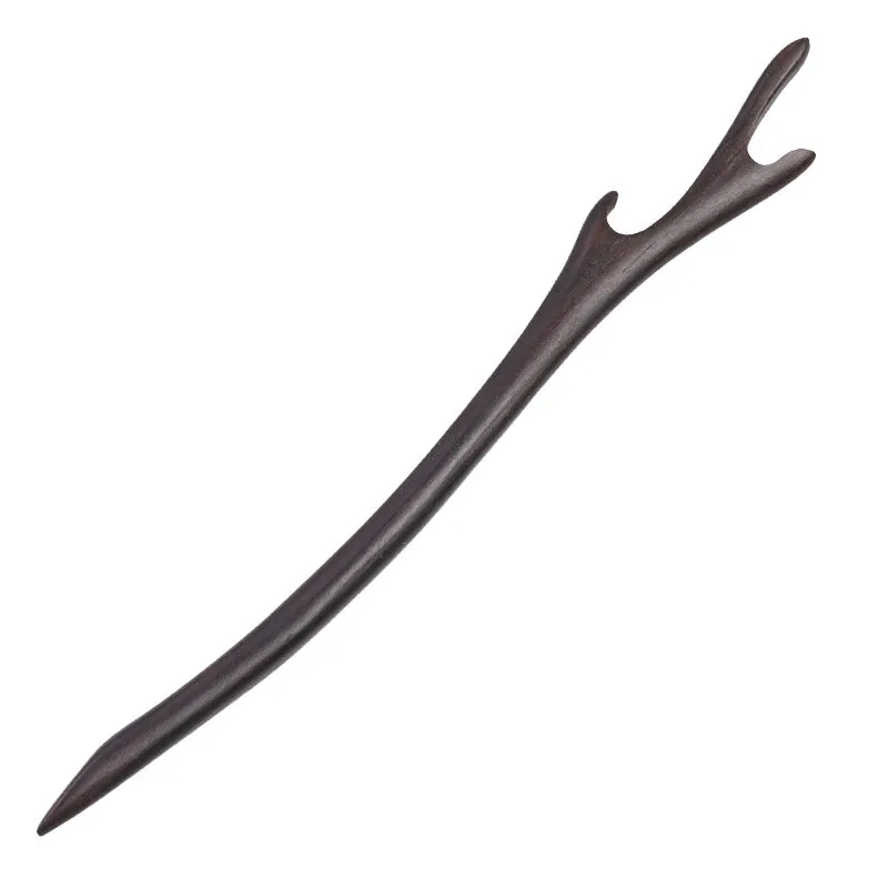 Ebony Hairpin Ancient Style Hair Accessories Hairpin Chopsticks Wholesale High-grade New Chinese Style Updo Wooden Hairpin Hanfu Headdress