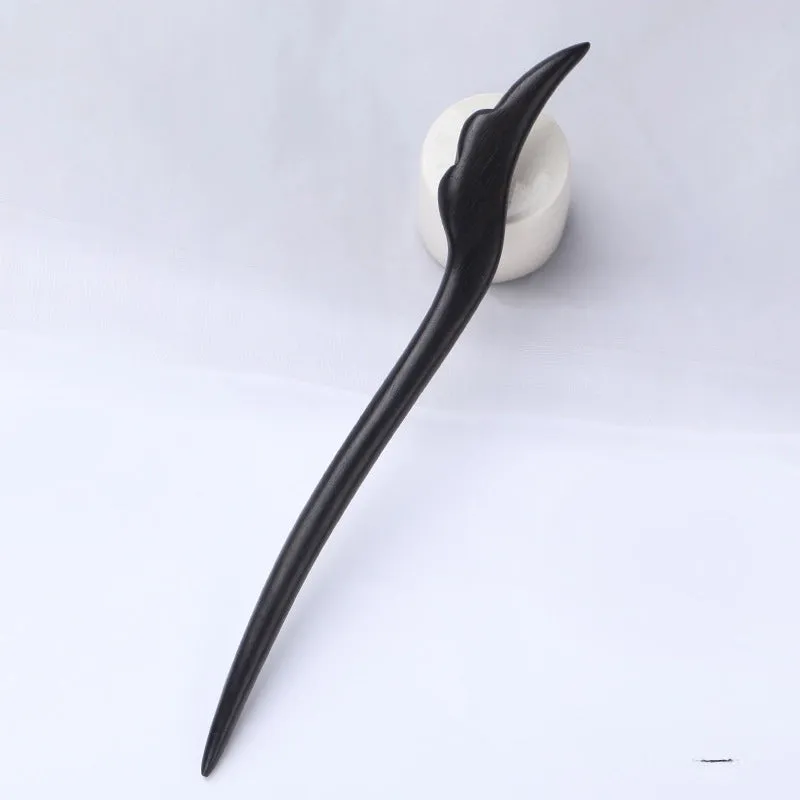 Ebony Hairpin Ancient Style Hair Accessories Hairpin Chopsticks Wholesale High-grade New Chinese Style Updo Wooden Hairpin Hanfu Headdress