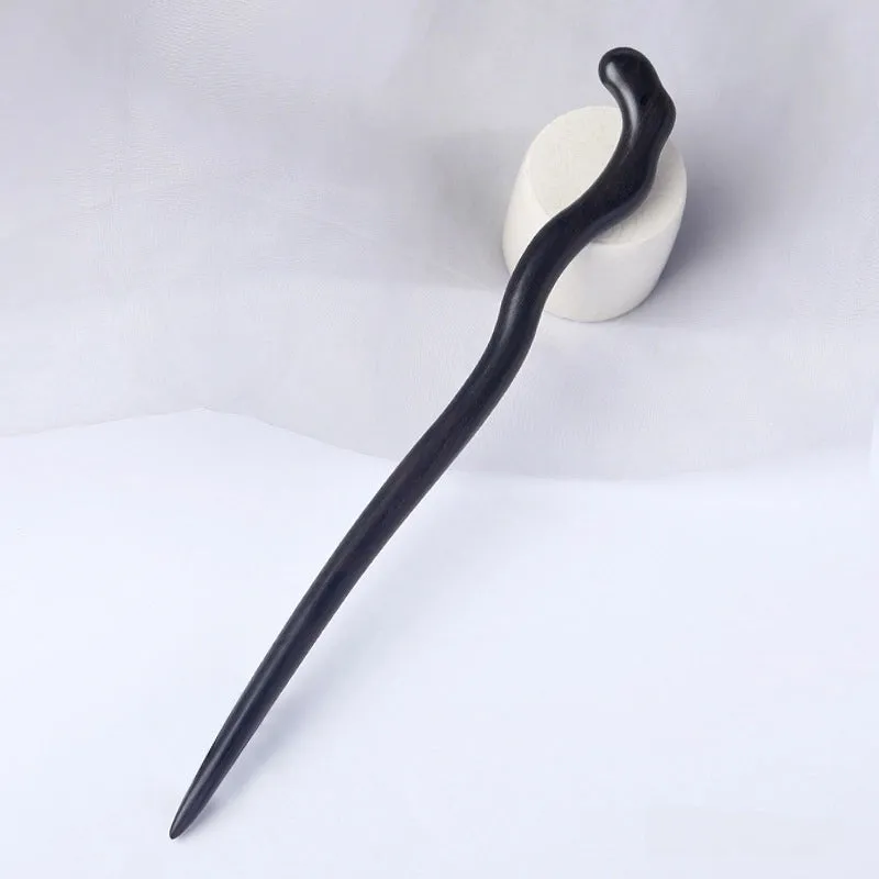 Ebony Hairpin Ancient Style Hair Accessories Hairpin Chopsticks Wholesale High-grade New Chinese Style Updo Wooden Hairpin Hanfu Headdress