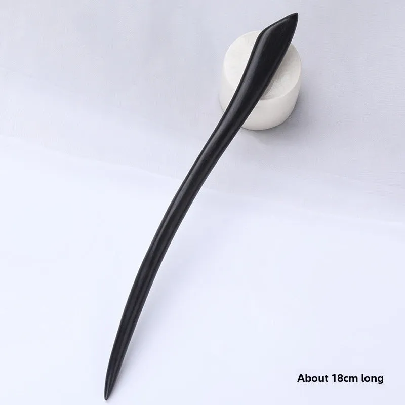 Ebony Hairpin Ancient Style Hair Accessories Hairpin Chopsticks Wholesale High-grade New Chinese Style Updo Wooden Hairpin Hanfu Headdress