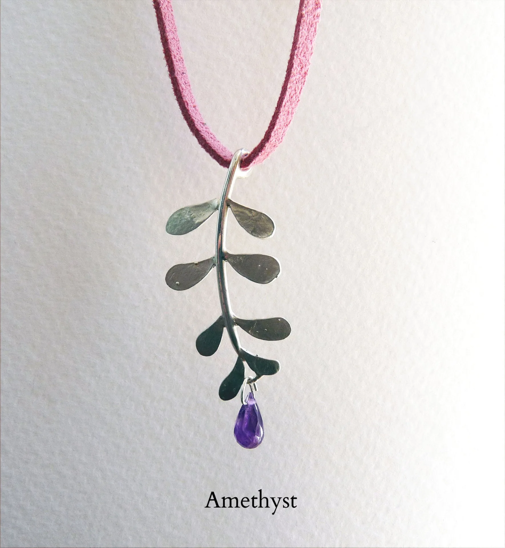 Evie Leaf on suede
