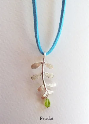 Evie Leaf on suede