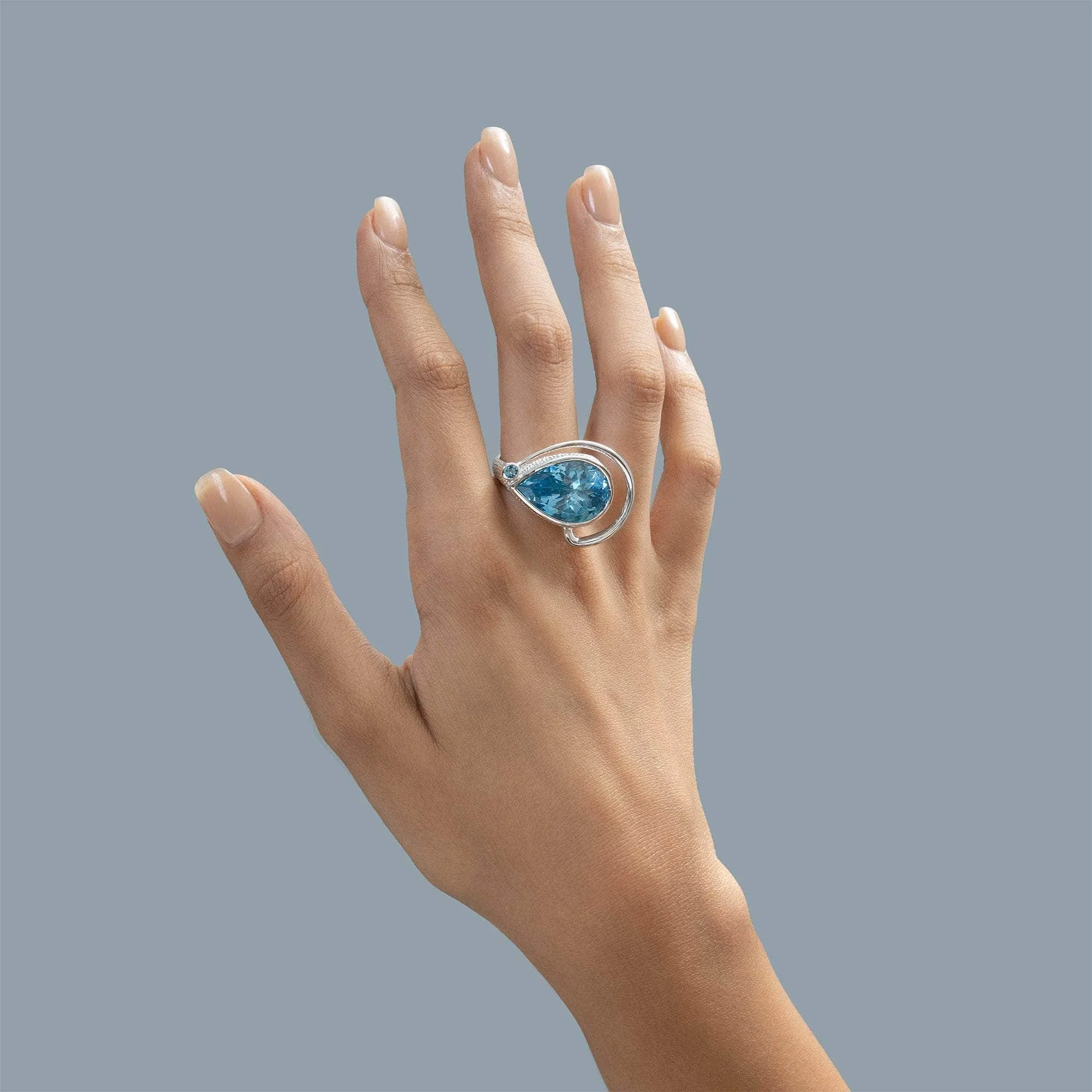 Eyre Blue Topaz Ring