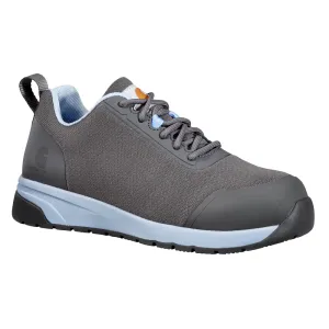FORCE 3-INCH EH NANO TOE WORK SHOE - CHR-Charcoal/Powder Blue | Carhartt FA3482-W